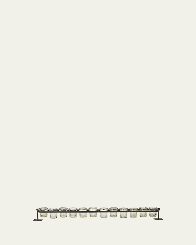 12-Votive Firedance Railroad Votive Holder